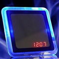 Blu-ray mirror square clock 1