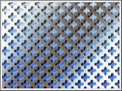 Perforated metal sheet