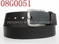 Genuine leather belt