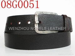 Genuine leather belt