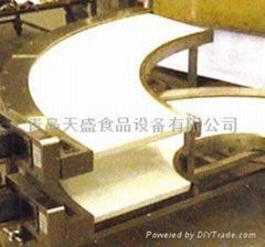 PVC turning belt conveyor