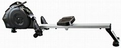 Magnetic & Air Rower with Heart Rate Monitor