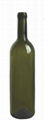 750ml dark green wine bottle 1