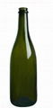 dark green champagne wine bottle 1