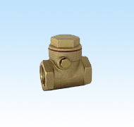 Brass horizontal check valve