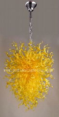 Hand blown glass chandelier / art glass lighting PD11305