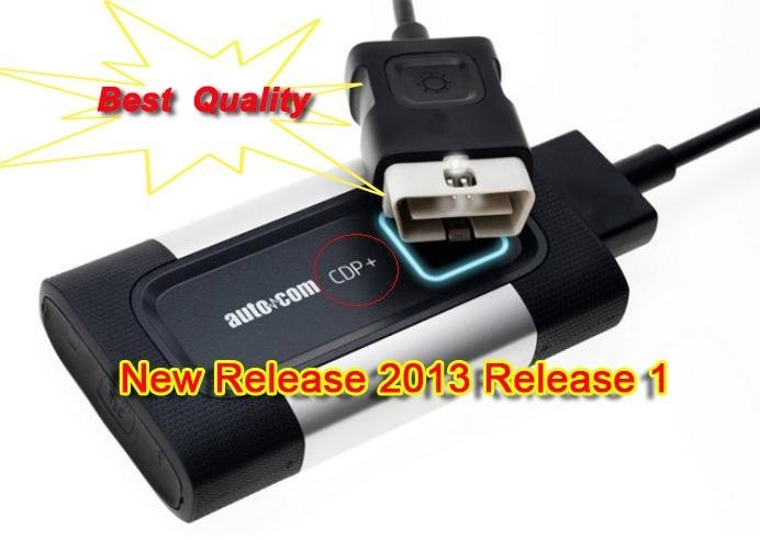 New Design Autocom CDP+ For Cars/Trucks And OBD2 Version2013.01 With Plastic Box 1