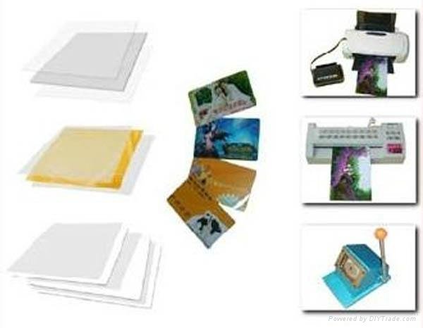 instant pvc card  material