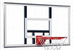  Backboard With Ring, Basket Board, Backstop, Basketball Hoops,Basketball System