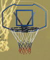 Backboard with ring, backstop, basket board, basketball hoops