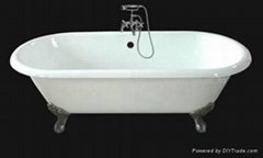 double ended roll top bathtub