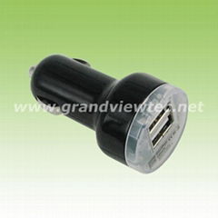 Mini Dual USB Car Adapter for iPad