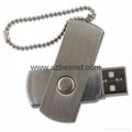 swivel metal USB memory disk