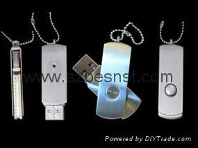 swivel metal USB memory disk 2