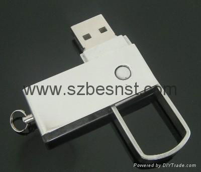 swivel metal USB memory disk 4