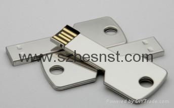 Metal Key shape usb memory flash 