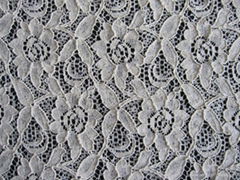 Cotton nylon lace fabric