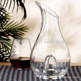 Glass Thumb Decanter  3