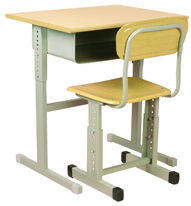 school desk and chair