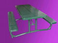 outdoor steel table