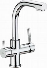 sink mixer-brass chrome