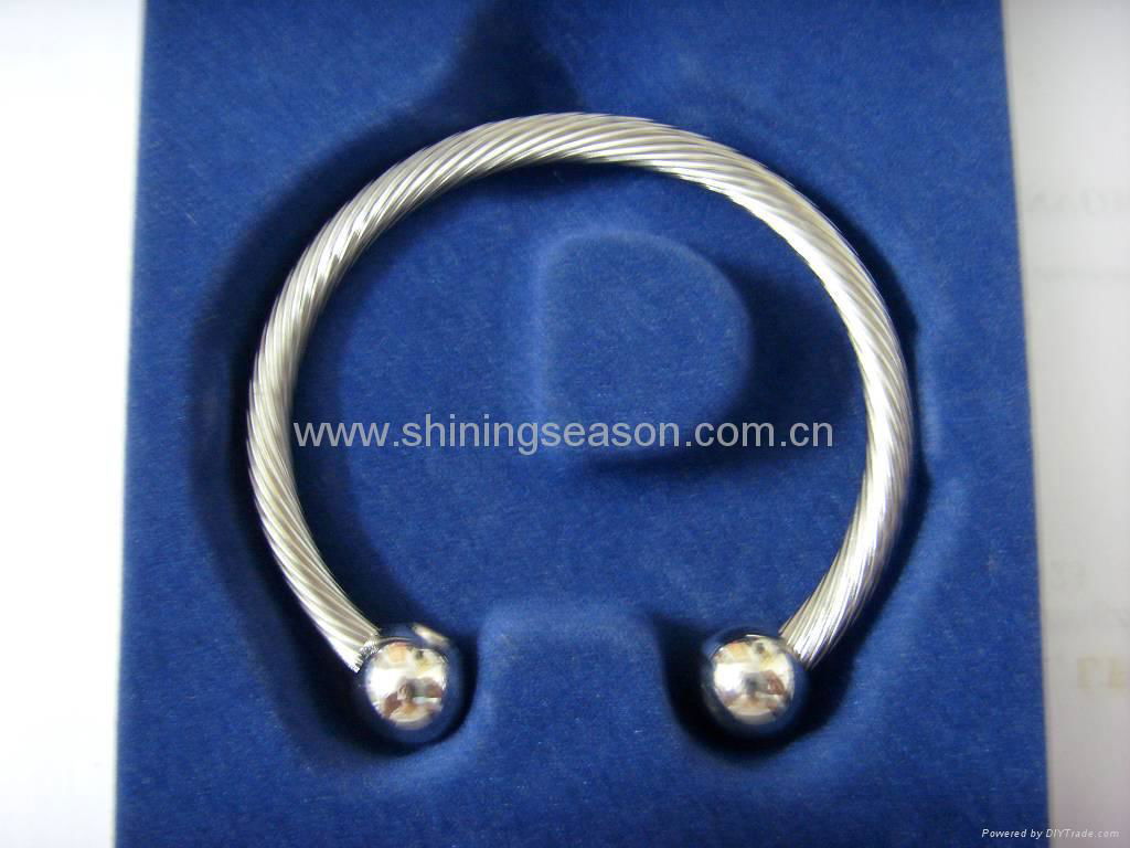 Magnetic Stainless Steel Bangle