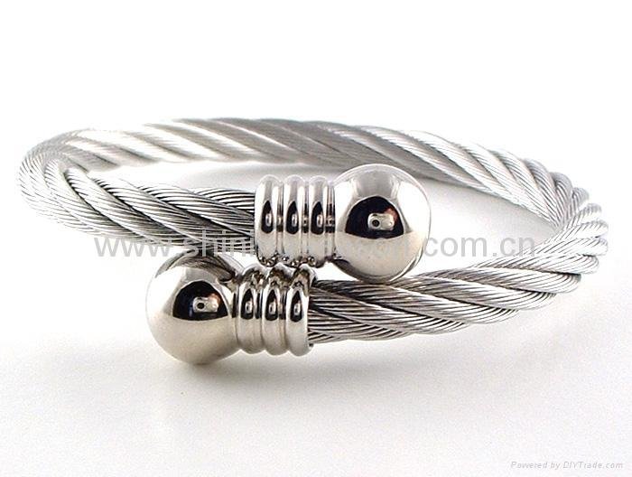 Magnetic Stainless Steel Bangle 3