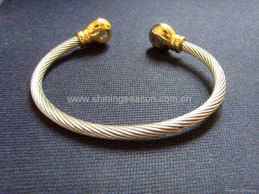 Magnetic Stainless Steel Bangle 4