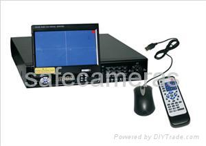 H.264 EMBEDDED 4CH DVR Built in 7 INCH TFT LCD 5