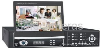 8CH H.264 Standalone DVR BUILT IN 7'' TFT LCD MONITOR  3