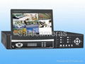 8CH H.264 Standalone DVR BUILT IN 7'' TFT LCD MONITOR  1