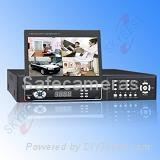 8CH H.264 Standalone DVR BUILT IN 7'' TFT LCD MONITOR  5
