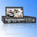 8CH H.264 Standalone DVR BUILT IN 7'' TFT LCD MONITOR  5