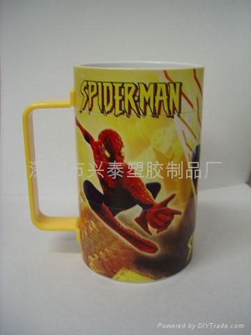 puzzle mug, 旋轉杯，拼圖杯,廣告拼圖杯,廣告塑料