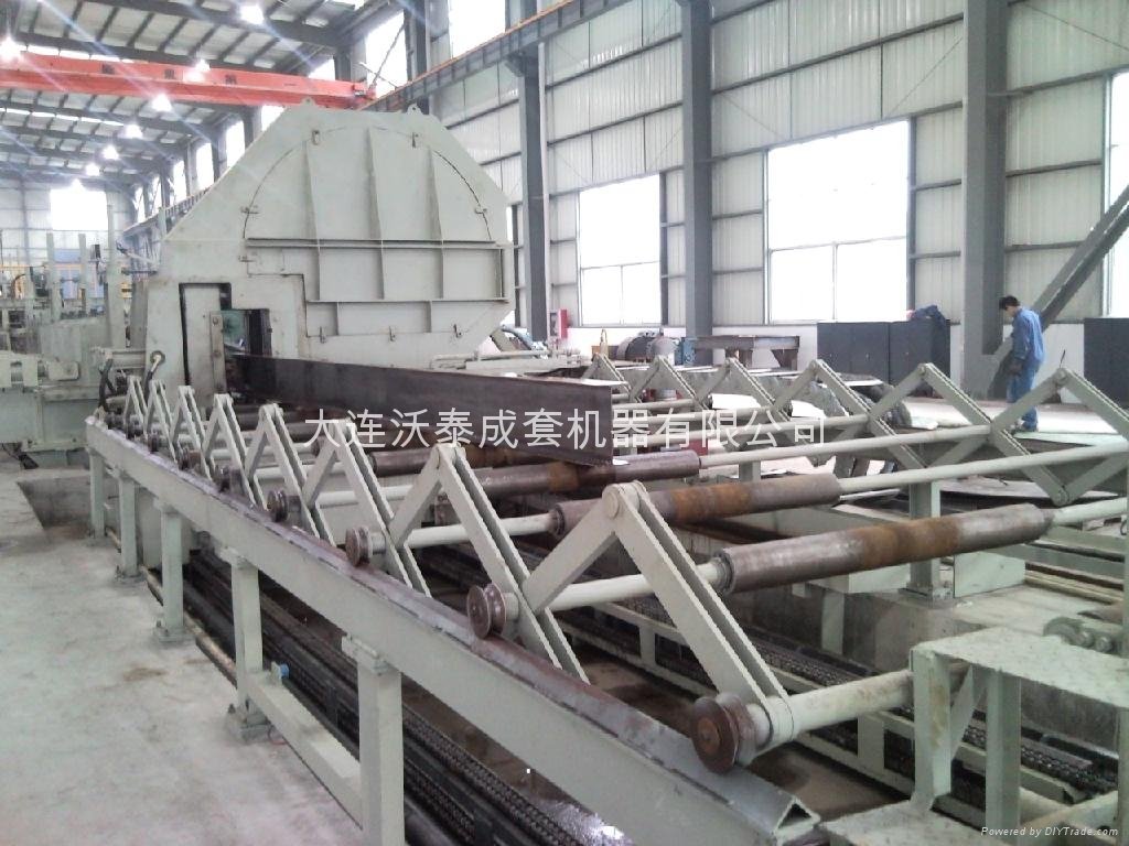 高頻焊接H型鋼生產線