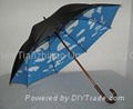 Blue Sky White Clouds Golf Umbrella