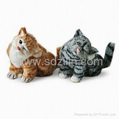 money cat simulation animal toy