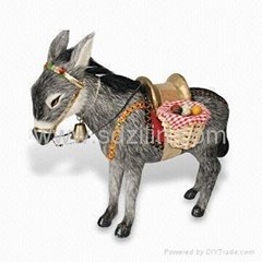 simulation donkey furry animal toy