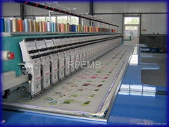 RP multi head intelligent head selection embroidery machine