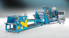 SP ONE-LAYER PLASTIC SHEET EXTRUDER