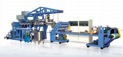 sp series two-layer plastic sheet extruder