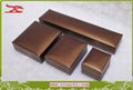 Jewelry Box jewelry pack jewelry packaging Ring box brown leathere 4