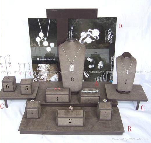 Jewelry Display Pro Fashion Jewelry Packaging Neckform Holder Showcase
