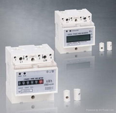 Single phase Two wire Electronic DIN-rail Energy Meter