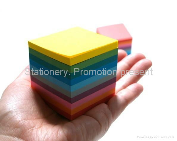 Advertising paper brick post-it 3