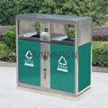 stainless steel waste can (XS-907)