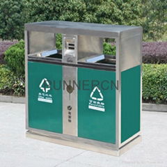 stainless steel waste can (XS-907)