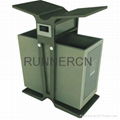 best sales stainless steel trash bin