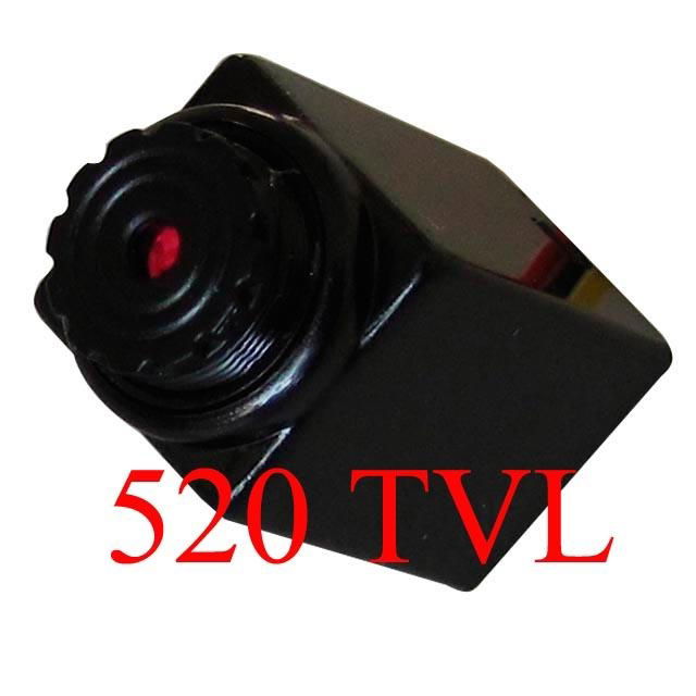 520TVL Mini CCTV Camera 11.5X11.5X21mm 0.008lux