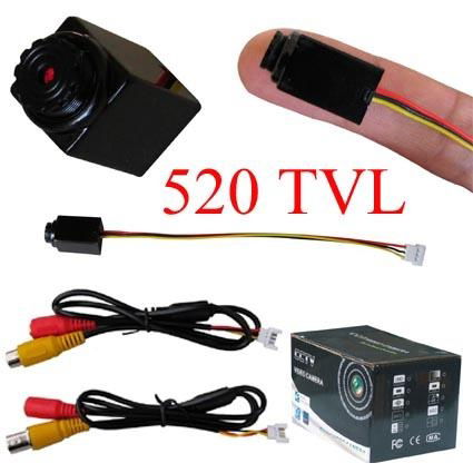 520TVL Spy Camera 11.5X11.5X21mm 0.008lux 3